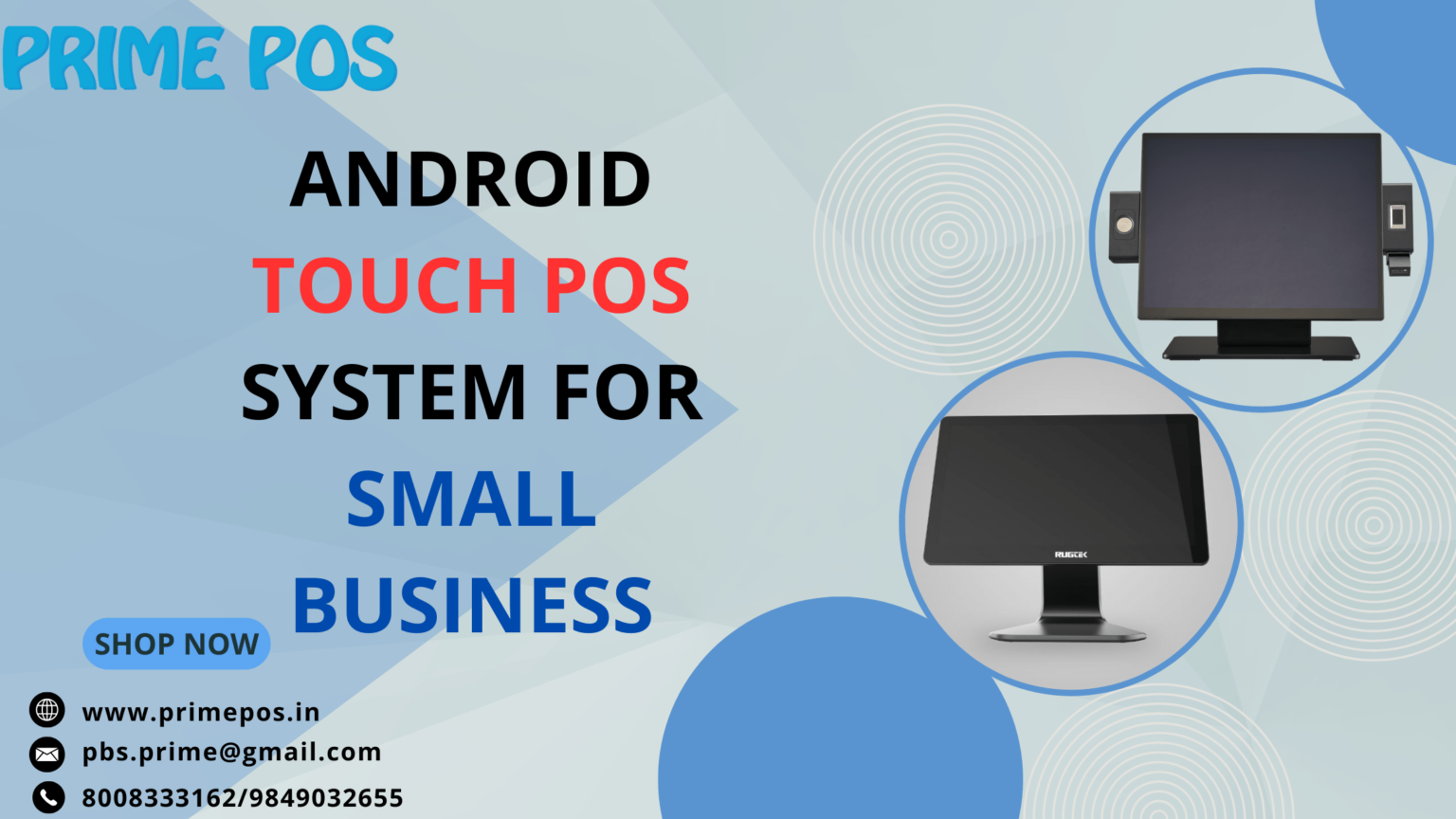 Android Touch POS System for Small Business